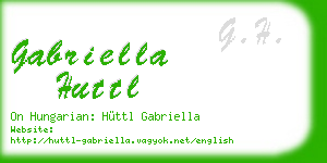 gabriella huttl business card